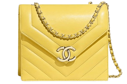 yellow Chanel bag