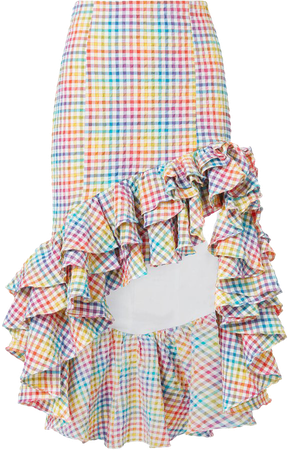 Rainbow Ruffle Skirt