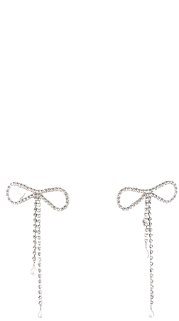 AREA Decorative Bow Crop Top - Farfetch