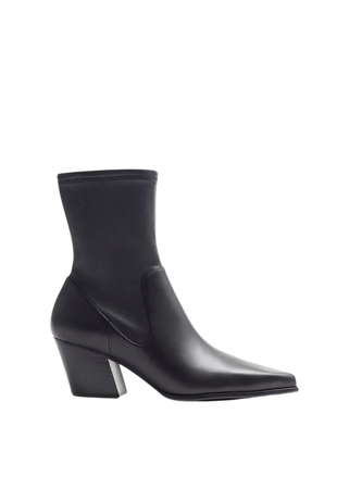 Pointed Leather Boots - Black - Ankleboots - & Other Stories US