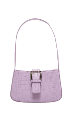 Lilac Croc Shoulder Bag | Accessories | PrettyLittleThing CA