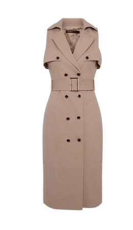 Belted Trench Pencil Dress | Karen Millen