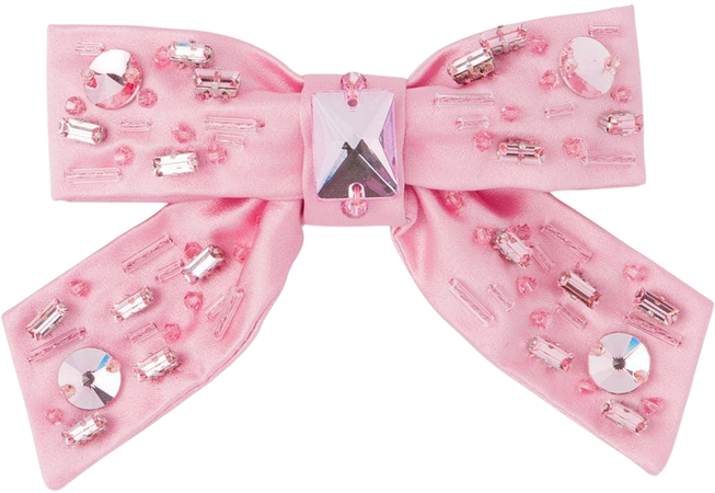 Miu Miu embellished bow hair clip - FARFETCH