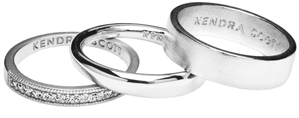silver ring set - Google Search