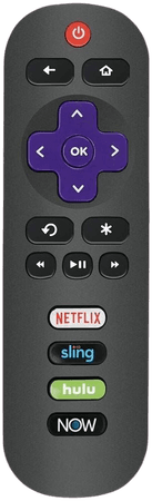 SimpleCellLLC: TCL Roku TV Remote with Netflix/Sling/Hulu & NOW Buttons (RC282) | Rakuten.com