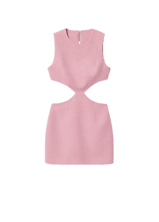 Vent cotton dress - Women | Mango USA