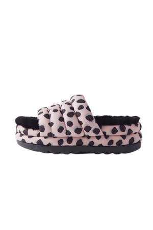 UGG Puft Maxi Cheetah Print Slide Sandal | Urban Outfitters