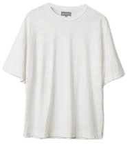 camiseta oversize blanca