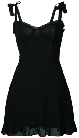 black Dior dress