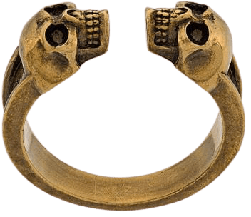 Alexander McQueen Skull Engraved Ring - Farfetch