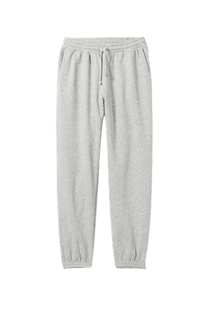 Essence Standard Sweatpants - Grey melange - WOMAN_SWEATPANTS - Weekday WW