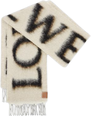 LOEWE - scarf in wool and mohair