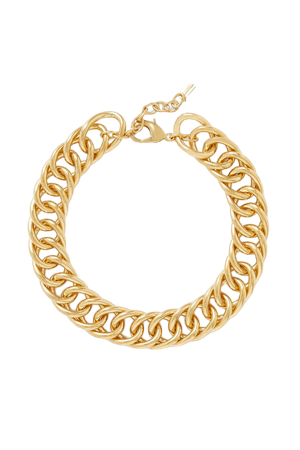 Gold Gold-tone necklace | SAINT LAURENT | NET-A-PORTER