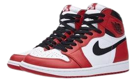 Men's Jordan 1 Retro High OG Basketball Shoes - Red White – Yoringv