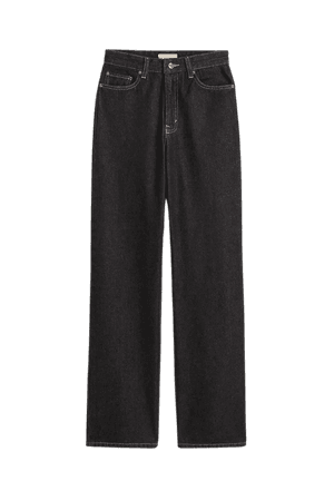 Straight High Jeans - Black - Ladies | H&M US