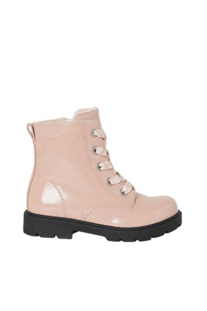 Patent boots - Powder pink - Kids | H&M GB