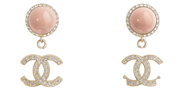 Pink Chanel Earrings
