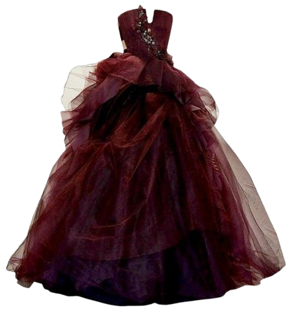 Garnet Couture Gown