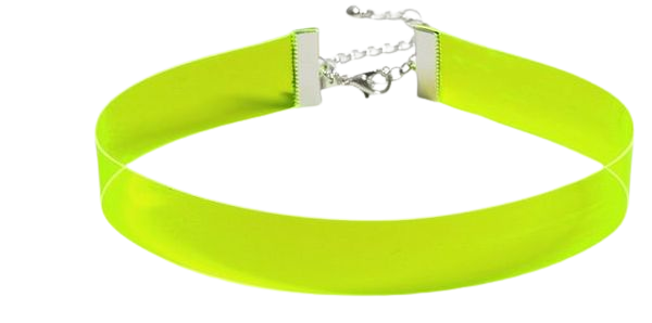 **Neon Green Choker Necklace | Topshop