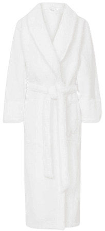 Gracie White Fluffy Robe – REISS