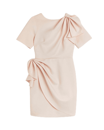 Pink frill mini dress | River Island