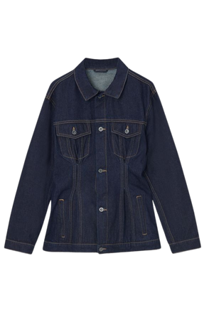 Fitted denim jacket - pull&bear