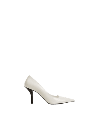 Heel leather shoes - Women | Mango USA