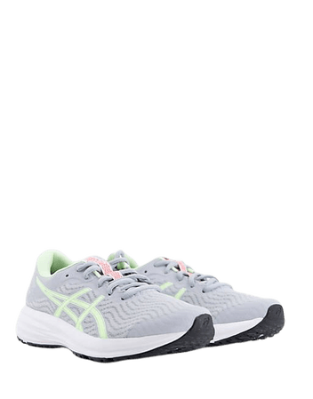 Asics Running Patriot 12 sneakers in gray and lime | ASOS