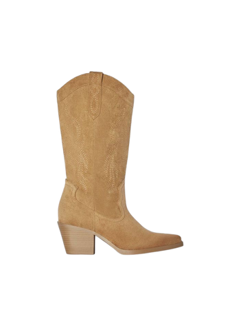Heeled cowboy boots - Shoes - Woman | Bershka