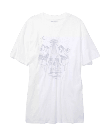 AE Oversized Graphic T-Shirt Dress