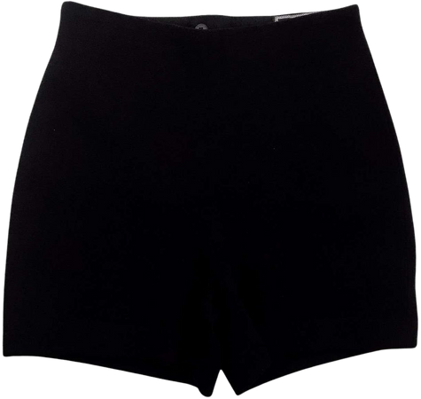 1990's Gianni Versace Hotpants Wool Black Medium size For Sale at 1stDibs