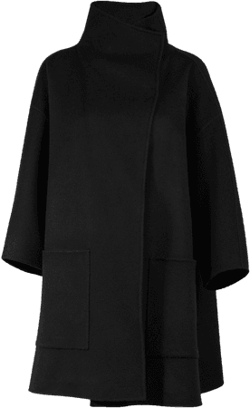 High Neck Cashmere Coat - Women Coat - Lattelier Store