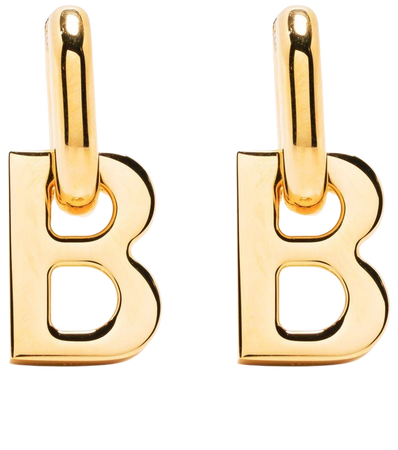 Balenciaga B Chain XL Earrings - Farfetch