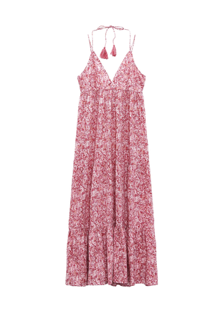 Zara pink maxi dress