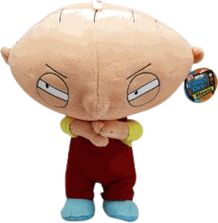 Family Guy's Stewie Griffin Conniving Eyes and Hands Small Plush Toy (12in) - New Arrival