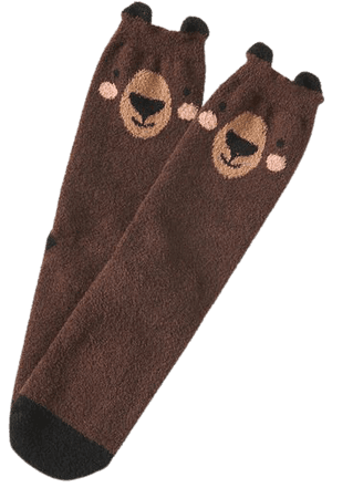 Fuzzy Bear Socks - Socks for Girls & Women | Aeropostale