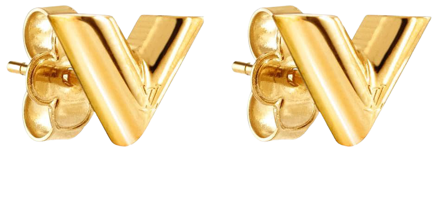 Essential V Stud Earrings - Accessories | LOUIS VUITTON ®