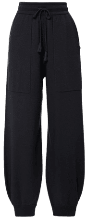Black baggy sweat pants/ baggy jeans