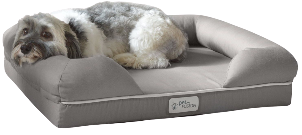 PETFUSION ULTIMATE PET BED & LOUNGE PREM EDITION IN SOLID MEMORY FOAM