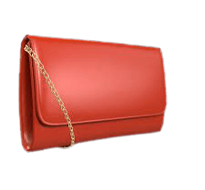 red orange clutches with metal chain - Google Search