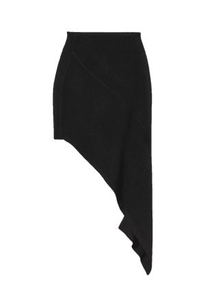 Rib-knit Skirt - Black - Ladies | H&M US
