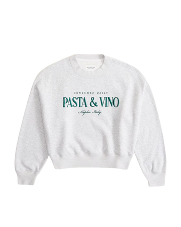 Women's Pasta Graphic Sunday Crew sweatshirt | Women's New Arrivals | Abercrombie.com