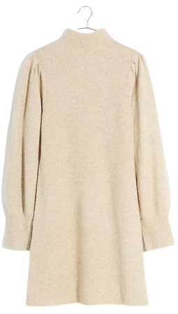 Wool-Blend Turtleneck Midi Dress