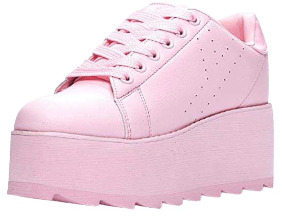 YRU Lala Platform Sneaker Pink