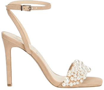 Jessica Simpson Women's Omilira Imitation Pearl High-Heel Dress Sandals & Reviews - Sandals - Shoes - Macy's