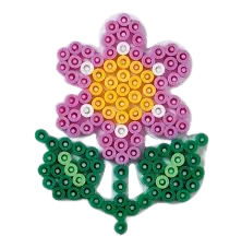 perler bead flower