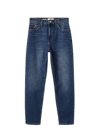 Mom elastic jeans - Women | Mango USA