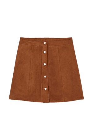 A-line Skirt - Brown - Ladies | H&M US