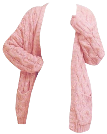pink cardigan