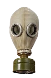 white gas mask - Google Search